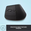 Мышка Logitech Lift Left Vertical Ergonomic Wireless/Bluetooth Graphite (910-006474) - Image 5