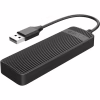 Концентратор Choetech USB 3.1 to 3хUSB 3.0+RJ45(1GB) Ethernet 4in1 (HUB-U02-BK) - Image 2