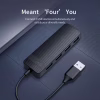 Концентратор Choetech USB 3.1 to 3хUSB 3.0+RJ45(1GB) Ethernet 4in1 (HUB-U02-BK) - Image 4