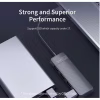 Концентратор Choetech USB 3.1 to 3хUSB 3.0+RJ45(1GB) Ethernet 4in1 (HUB-U02-BK) - Image 5