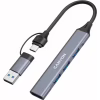 Концентратор Canyon USB-C/A 4-in-1 1xUSB 3.0 + 3xUSB 2.0 gray (CNS-TDS02G) - Image 5
