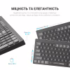 Клавіатура OfficePro SK985B Wireless/Bluetooth Black (SK985B) - Image 8