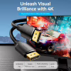 Кабель мультимедійний DisplayPort M to DisplayPort M 5.0m V1.2 4K60Hz VENTION (HAKBJ) - Image 2