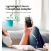 Перехідник Lightning to 3.5 mm 0.1m Headphone Jack Adapter Model US212 white Ugreen (30759) - Image 3