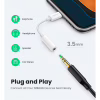 Переходник Lightning to 3.5 mm 0.1m Headphone Jack Adapter Model US212 white Ugreen (30759) - Image 8