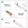 Переходник Lightning to 3.5 mm 0.1m Headphone Jack Adapter Model US212 white Ugreen (30759) - Image 9