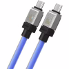 Дата кабель USB-C to USB-C 1.0m CoolPlay Fast Charging 100W blue Baseus (CAKW000203) - Image 3