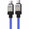 Дата кабель USB-C to USB-C 1.0m CoolPlay Fast Charging 100W blue Baseus (CAKW000203) - Image 5
