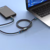 Дата кабель USB 2.0 AM/AF 1.5m black Vention (CBIBG) - Image 8