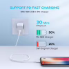 Дата кабель USB-C to Lightning 1.0m 3A US171 white Ugreen (10493) - Image 3