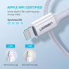 Дата кабель USB-C to Lightning 1.0m 3A US171 white Ugreen (10493) - Image 4
