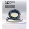 Дата кабель USB-C to USB-C 1.5m 5A 100W Quick Charge magnetic black BeCover (714555) - Image 3