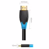 Кабель мультимедійний HDMI M to HDMI M 15.0m V2.0 4K 60Hz black VENTION (AACBN) - Image 3