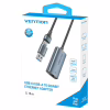 Переходник USB-C to RJ45 Ethernet 1000Mbps gray Vention (CFQHB) - Image 3