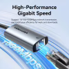 Переходник USB-C to RJ45 Ethernet 1000Mbps gray Vention (CFQHB) - Image 7