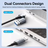 Перехідник USB-C to RJ45 Ethernet 1000Mbps gray Vention (CFQHB) - Image 8