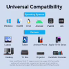 Переходник USB-C to RJ45 Ethernet 1000Mbps gray Vention (CFQHB) - Image 9