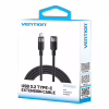 Дата кабель USB-C M/F 1.0m 100W 10Gbps 4K60Hz Vention (TRFBF) - Image 3