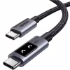 Дата кабель USB-C to USB-C 1.0m PD 100W display L509 black Ugreen (35501) - Image 2