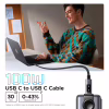 Дата кабель USB-C to USB-C 1.0m PD 100W display L509 black Ugreen (35501) - Image 6