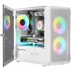 Корпус для ПК Logic concept PORTOS MESH+GLASS ARGB fans 3x120mm WHITE (AM-PORTOS-20-0000000-0002) - Image 9