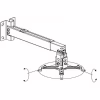 Кронштейн для проектора Charmount PRB63-100 Black - Image 3