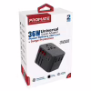 Зарядний пристрій Promate tripmate-36w.black - Image 2