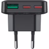 Зарядний пристрій Acefast 3xUSB 65W (2xUSB-C+USB-A) Gan A100 Fast Charger Ultra thin black (6974316283492) - Image 4
