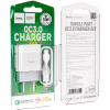 Зарядное устройство HOCO C72Q Glorious USB QC3.0 + cable USB to USB-C 18W White (6931474732552) - Image 4