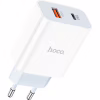 Зарядний пристрій HOCO C97A 1xUSB-C PD20W + 1xUSB QC3.0 White (6931474766076) - Image 2