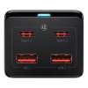 Зарядний пристрій Baseus AC + 2xUSB-C 100W + 2xUSB + cable USB-C to USB-C 100W 1.0m black (PSZM000401) - Image 5