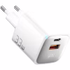 Зарядний пристрій Essager 1xUSB + 1xUSB-C 33W GaN white (ECTAC-JXB02-Z) - Image 2