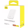 Батарея універсальна Baseus Magnetic Wireless Mini Air 6000mAh 20W PD, QC, Qi-15W, White (6932172641429) - Image 7