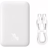 Батарея универсальная Baseus Magnetic Wireless Mini Air 6000mAh 20W PD, QC, Qi-15W, White (6932172641429) - Image 9