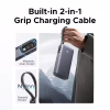 Батарея універсальна Ugreen 20000mAh 45W with Built-in Cable (PB536 55988B) - Image 6