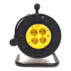 Сетевой удлинитель PowerPlant на катушке 15 м, 4 розетки (JY-2002/15) (PPRA10M150S4) - Image 2