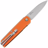 Нож SRM Qrick, Sandvik14C28N, G10, помаранчево-зелений (408L-GX) - Image 2