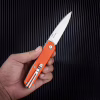 Ніж SRM Qrick, Sandvik14C28N, G10, помаранчево-зелений (408L-GX) - Image 7