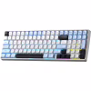 Клавіатура Aula S100pro RGB KRGD Brown Switch Wireless/Bluetooth/Type-C UA White/Black (6948391205755) - Image 2