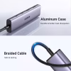 Концентратор Ugreen USB-C to 2xUSB 3.0 + 2xUSB-C CM473 gray (15395) - Image 3