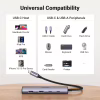 Концентратор Ugreen USB-C to 2xUSB 3.0 + 2xUSB-C CM473 gray (15395) - Image 7