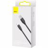 Дата кабель USB 2.0 AM to Lightning 2.0m 2.4A Jelly Liquid Silica Gel Black Baseus (CAGD000101) - Image 4
