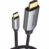 Кабель мультимедійний USB-C to HDMI M 1.5m 4K60Hz Thunderbolt 3 HDCP2.2 black Vention (CRBBG) - Image 3
