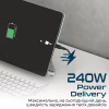 Дата кабель USB-C to USB-C 2.0m Promate (powerbolt240-2m.black) - Image 3