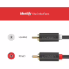 Кабель мультимедійний 2xRCA M to 2xRCA M 1.0m AV104 black Ugreen (30747) - Image 6