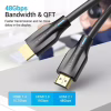 Кабель мультимедийный HDMI M to HDMI M 10.0m 8K60Hz black Vention (AANBL) - Image 2