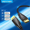 Кабель мультимедийный DisplayPort M to DisplayPort M 2.0m 8K60Hz black Vention (HCCBH) - Image 3