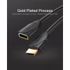 Кабель мультимедийный HDMI M to HDMI F 1.0m 4K60Hz black Vention (VAA-B06-B100) - Image 2