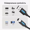 Кабель для принтера USB 2.0 AM/BM 10.0m ferrite black Vention (COQBL) - Image 2