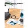 Кабель для принтера USB 2.0 AM/BM 10.0m ferrite black Vention (COQBL) - Image 4